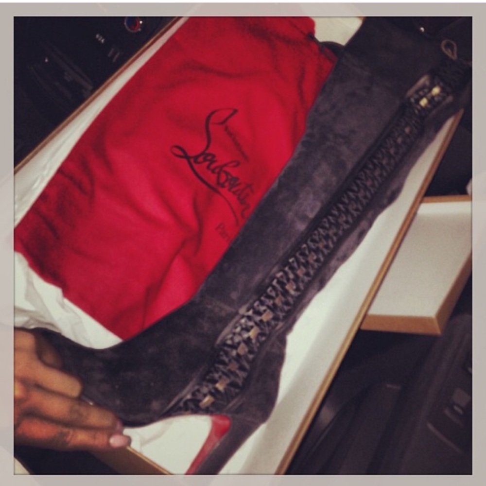 Christian Louboutin Kneehigh Heel Boots
